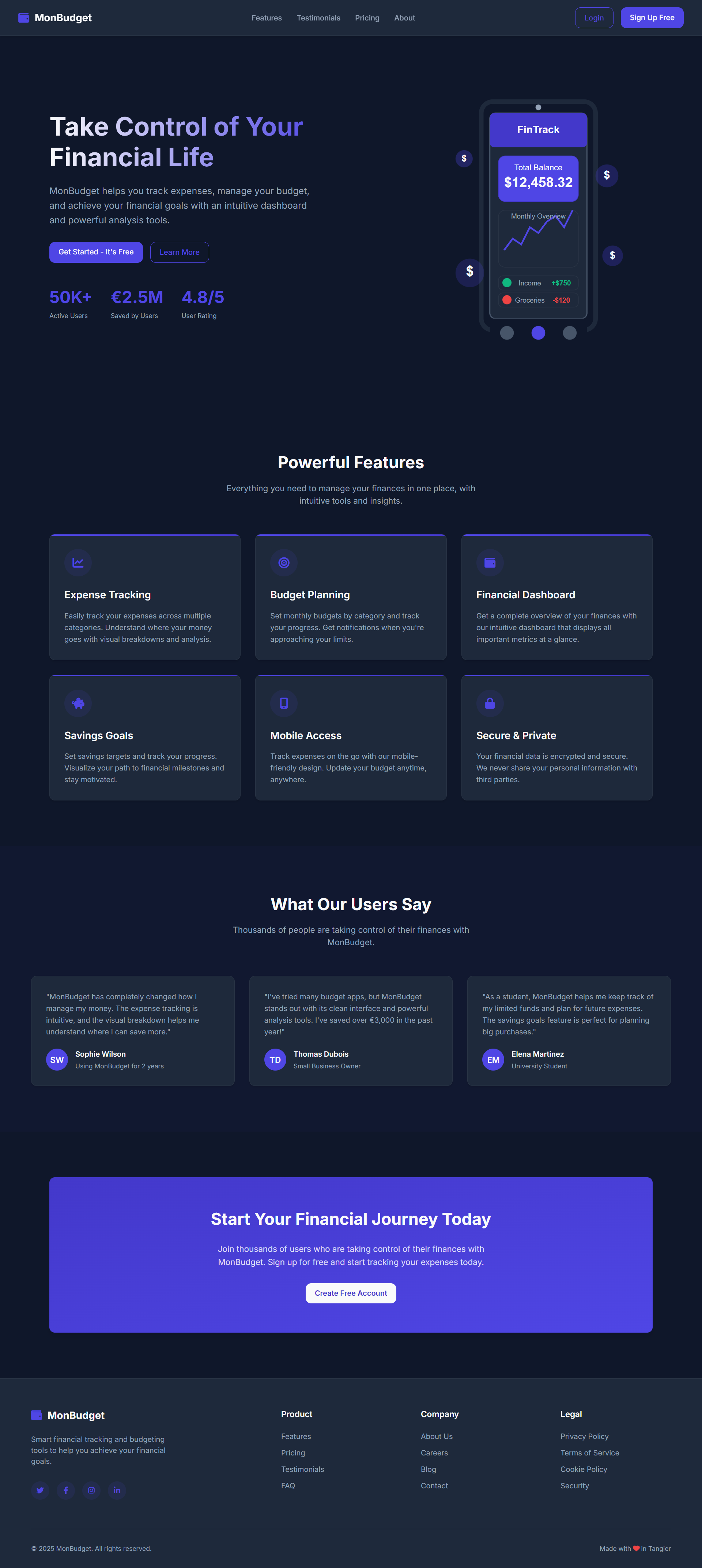 Personal Finance Manager